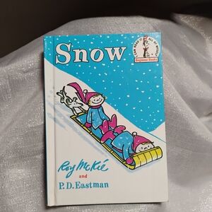 Snow by Roy McKie and P.D. Eastman - Blue and White Kids' Book